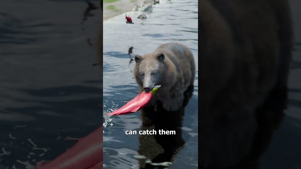 Why Grizzly Bears Only Eat Parts Of Salmon 🤔