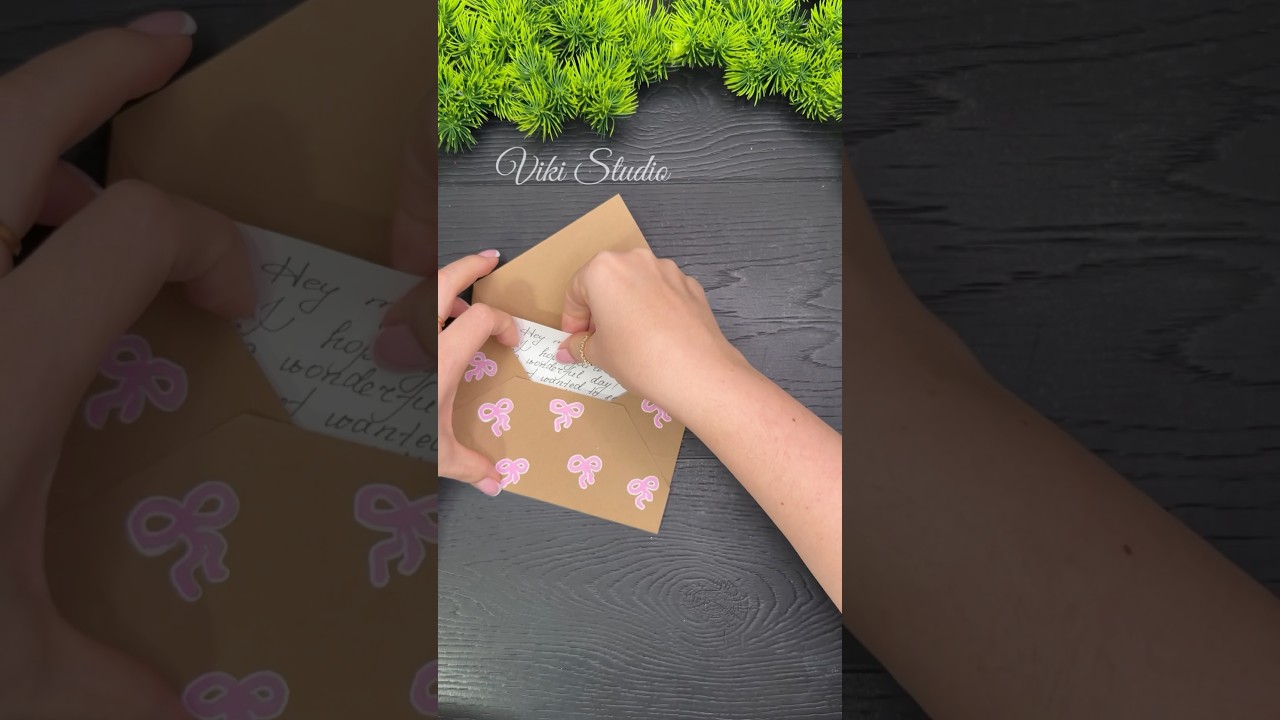 WoW! Easy Paper Craft Ideas! Paper Envelope DIY Origami Valentines Day Gifts #foryou #fyp