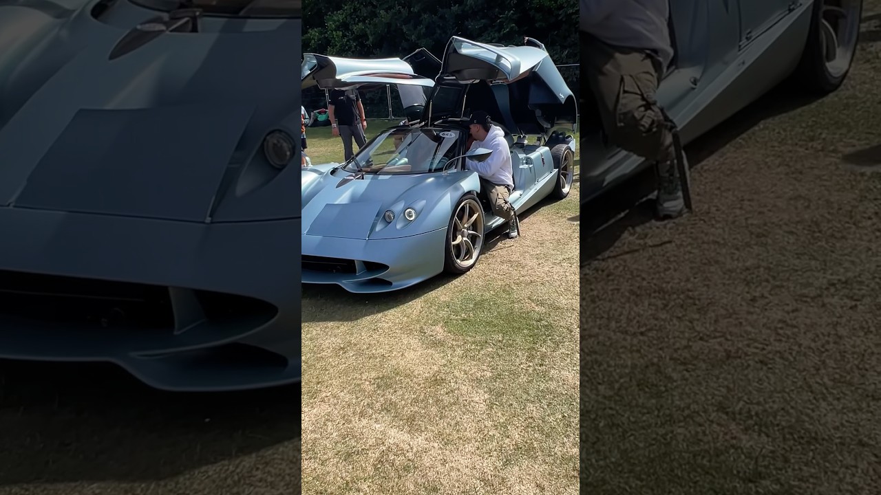 1 of 5 Ultra Rare Pagani Codalunga! 🔥#pagani #rare #supercars