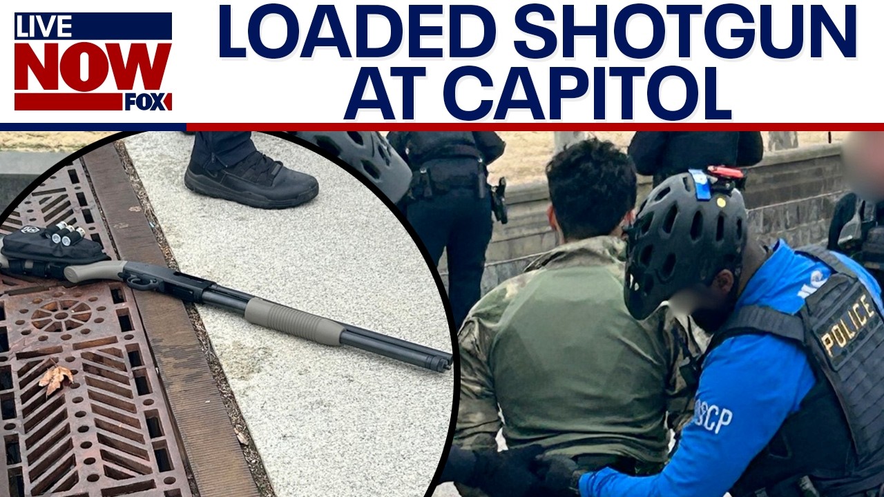 18-year-old with loaded gun arrested after running toward U.S. Capitol