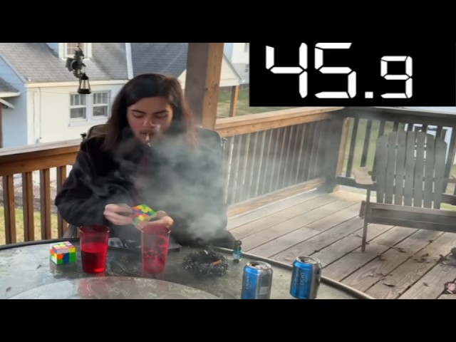 2 Beers 2 Cigs 2 Rubiks Cubes Speedrun is Inspirational