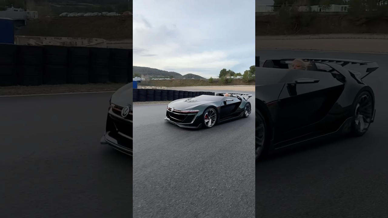 $2M Golf GTI of the Future! 😱 #cars #vw #supercars