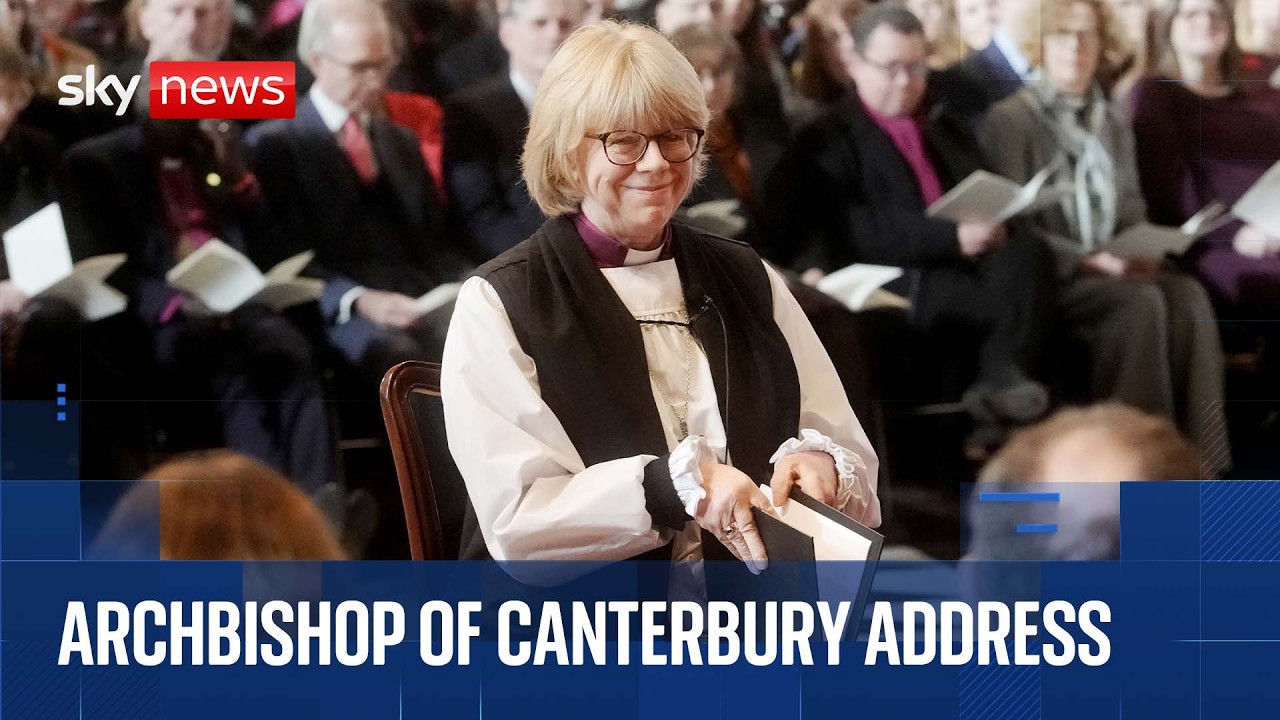 Archbishop of Canterbury Dame Sarah Mullally delivers her first Presidential Address