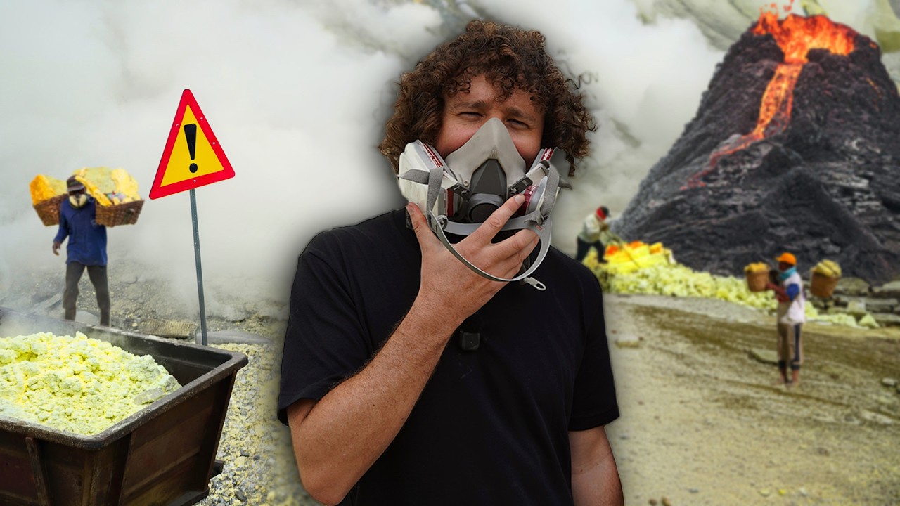 Así es el trabajo MÁS PELIGROSO del mundo (un infierno en la tierra) ⚠️🇮🇩