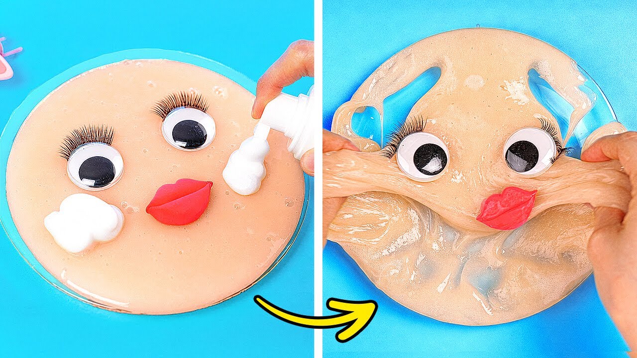 [ASMR] 🎧 Slime & Squishy Crafts 💖 Relaxing DIY Fidgets