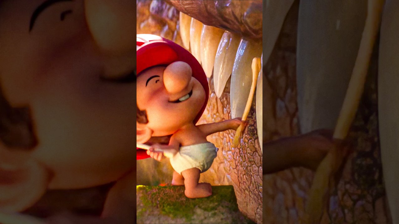 Baby Mario Teases A Dinosaur 😂 – THE SUPER MARIO GALAXY MOVIE