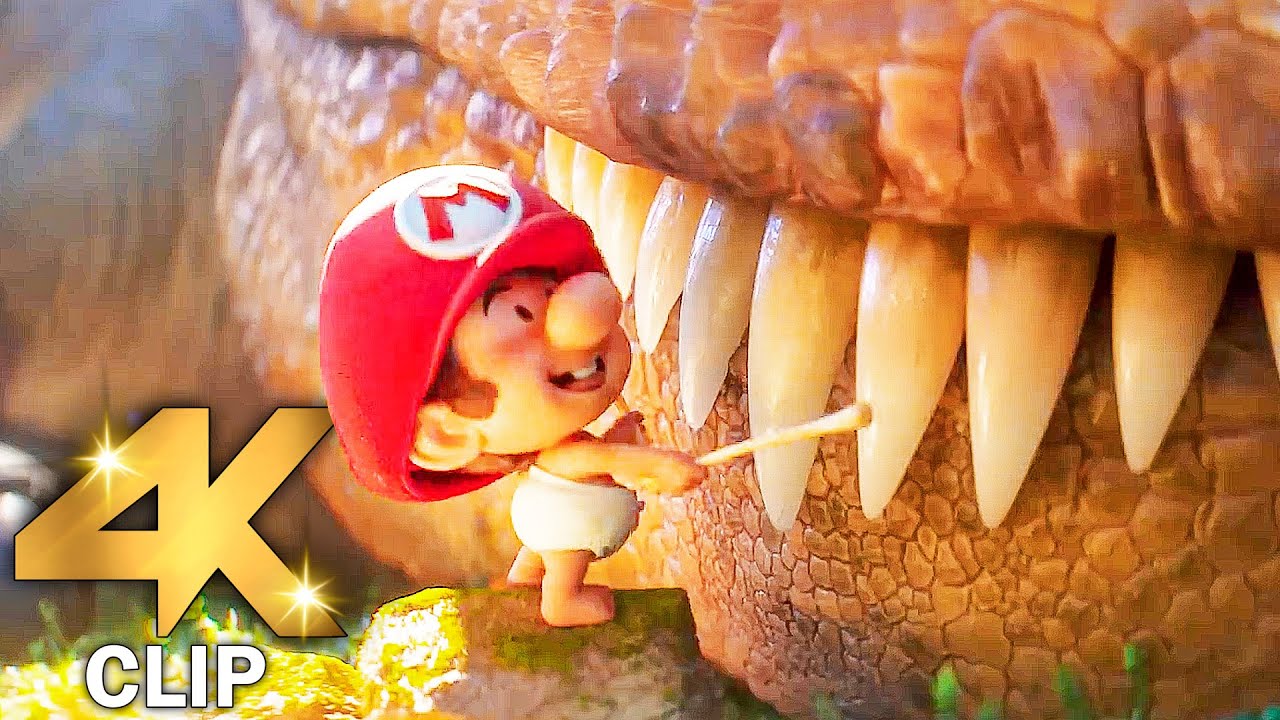 Baby Mario VS T-Rex | THE SUPER MARIO GALAXY MOVIE (2026) Movie CLIP 4K