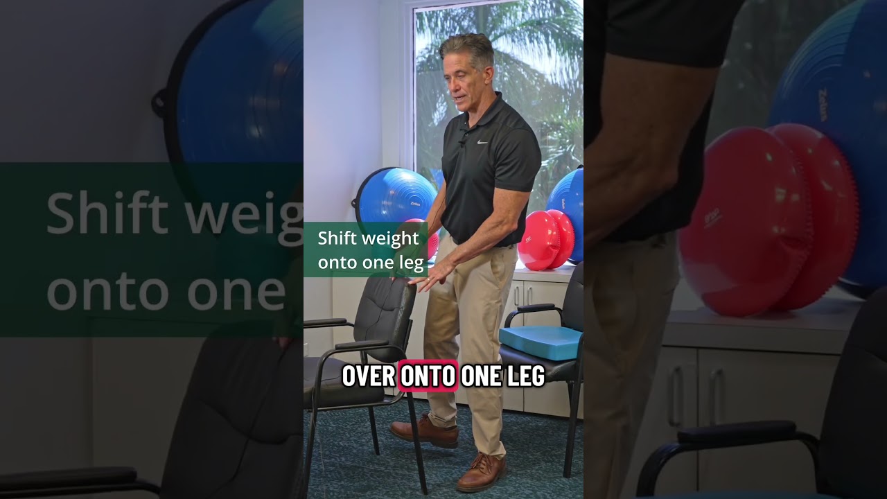 Best 3 exercises to improve balance for seniors #seniorfitness #physiotherapy #physicaltherapy