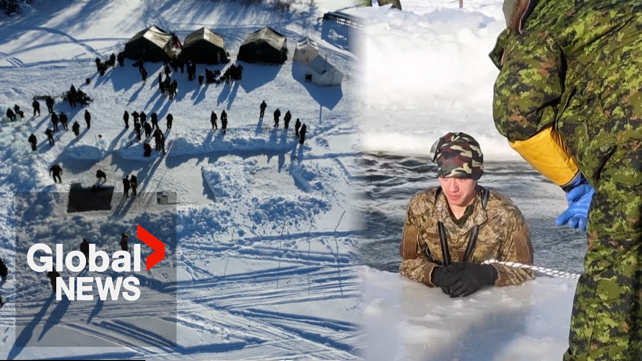 Braving -50 C, Canadian troops conduct annual Arctic drills in Yellowknife