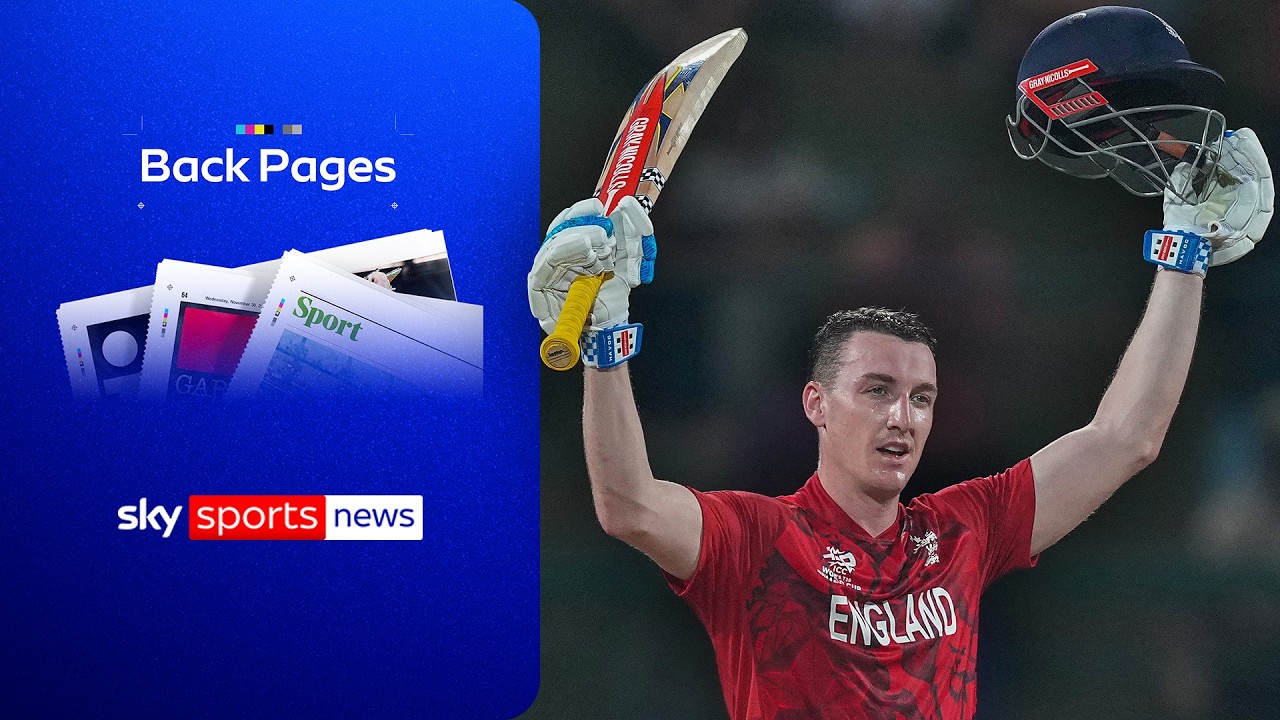 Brilliant Brook century sends England to T20 World Cup semi-finals | Back Pages Tonight