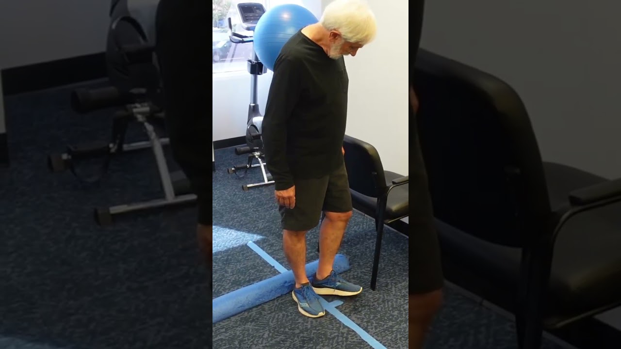 Can you believe an exercise so simple can actually train your body to regain balance?! #physio