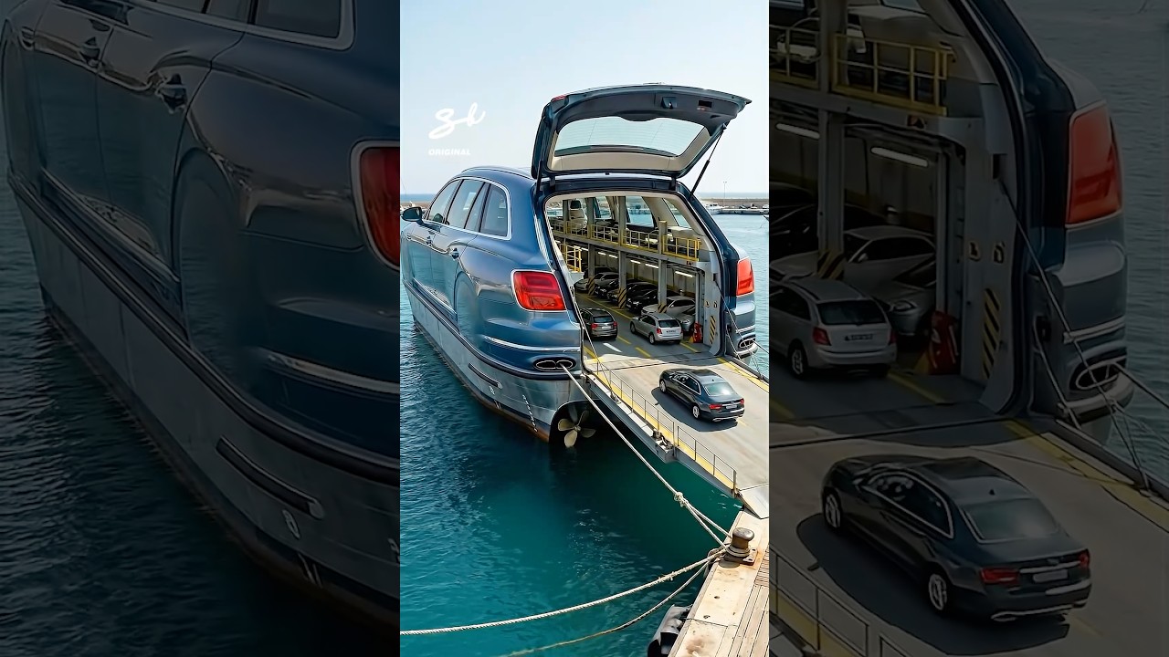 Cars As Ferries 🛳️ #boats #luxurylifestyle #cars
