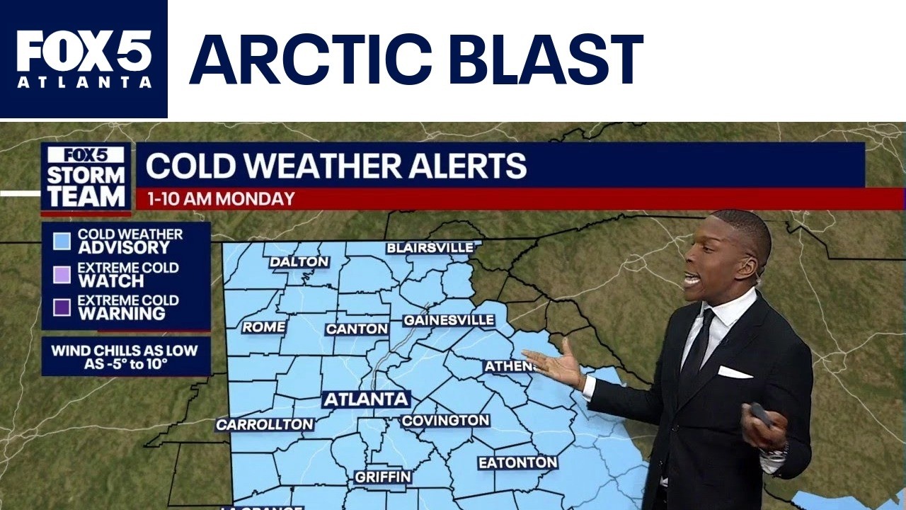 Cold arctic air hits Georgia | FOX 5 News