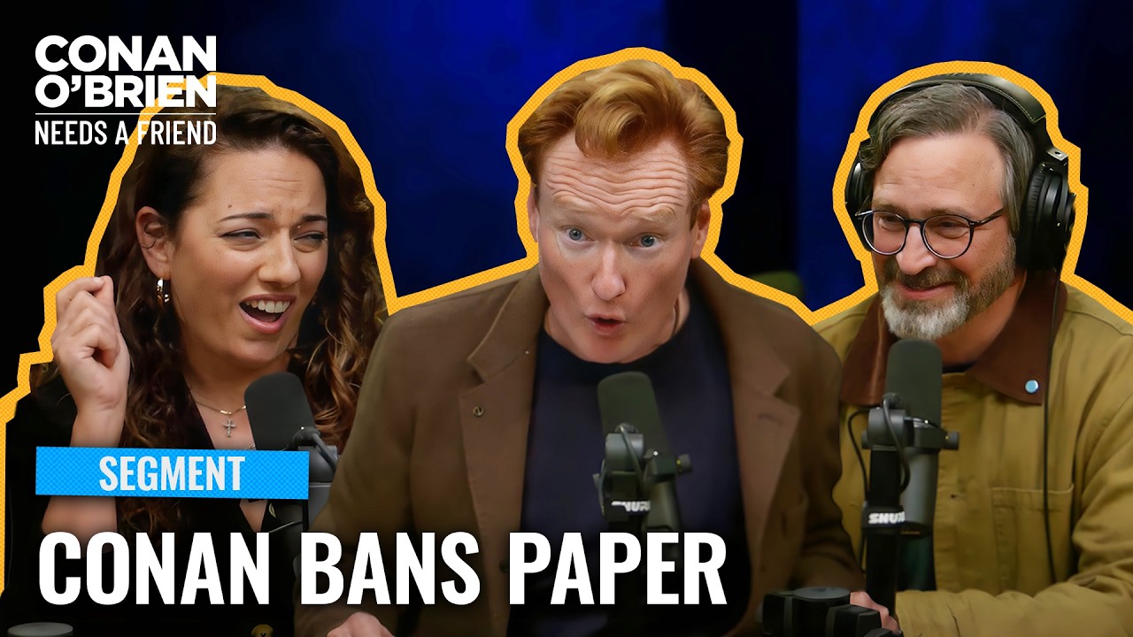 Conan Berates Matt Gourley For Being Noisy During An Interview | Conan O’Brien Needs A Friend