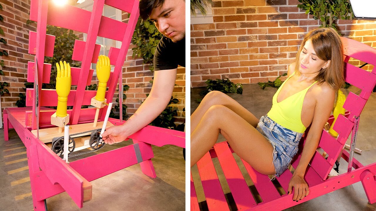 CRAZY Craftsman Turns Ordinary Chair into AMAZING Massage and Gaming Chair!