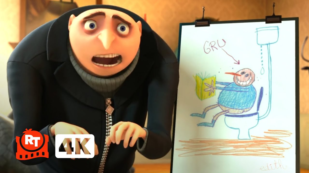 Despicable Me (2010) 4K – I Sit On the Toilet | Movieclips