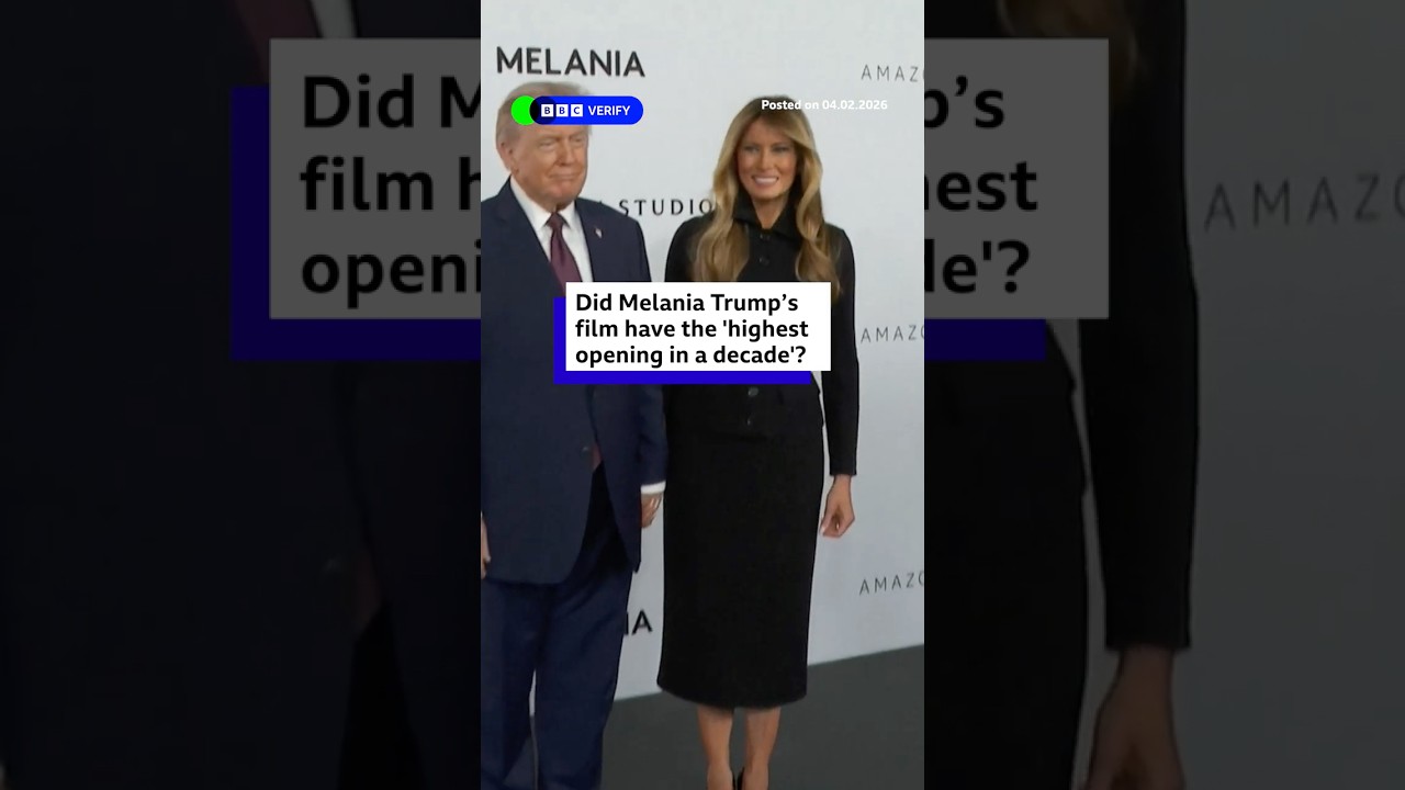 Did Melania Trump’s film have the “highest opening in a decade”? #MelaniaTrump #BBCNews