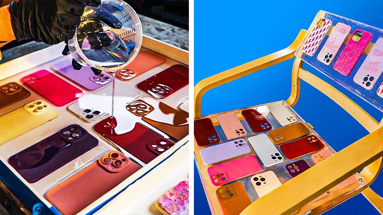 DIY Epoxy Resin Furniture That Glows! 😍