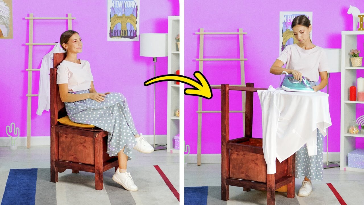 DIY Folding Furniture That’s Surprisingly Comfortable 😍🪑