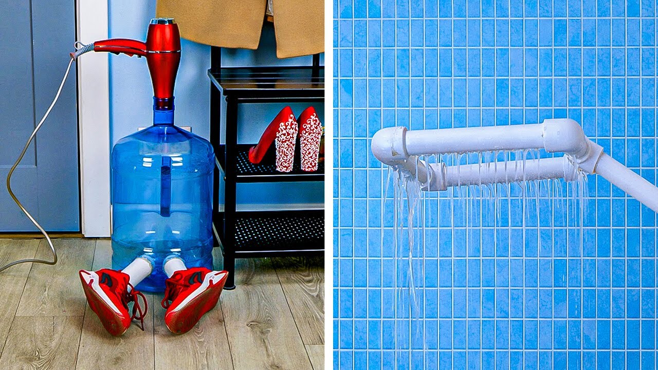 DIY Home Inventions Using Pipes & Plastic Bottles! ♻️✨