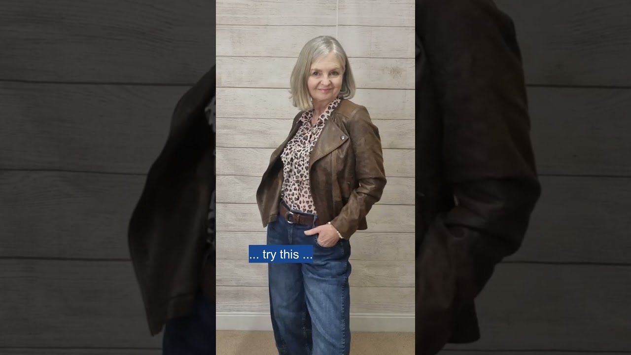 dont be afraid of barrel jeans. try this