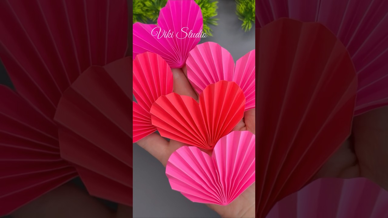 Easy Craft Ideas for Valentine’s Day DIY Paper Heart ❤️ Valentine’s Day Decorations #shorts