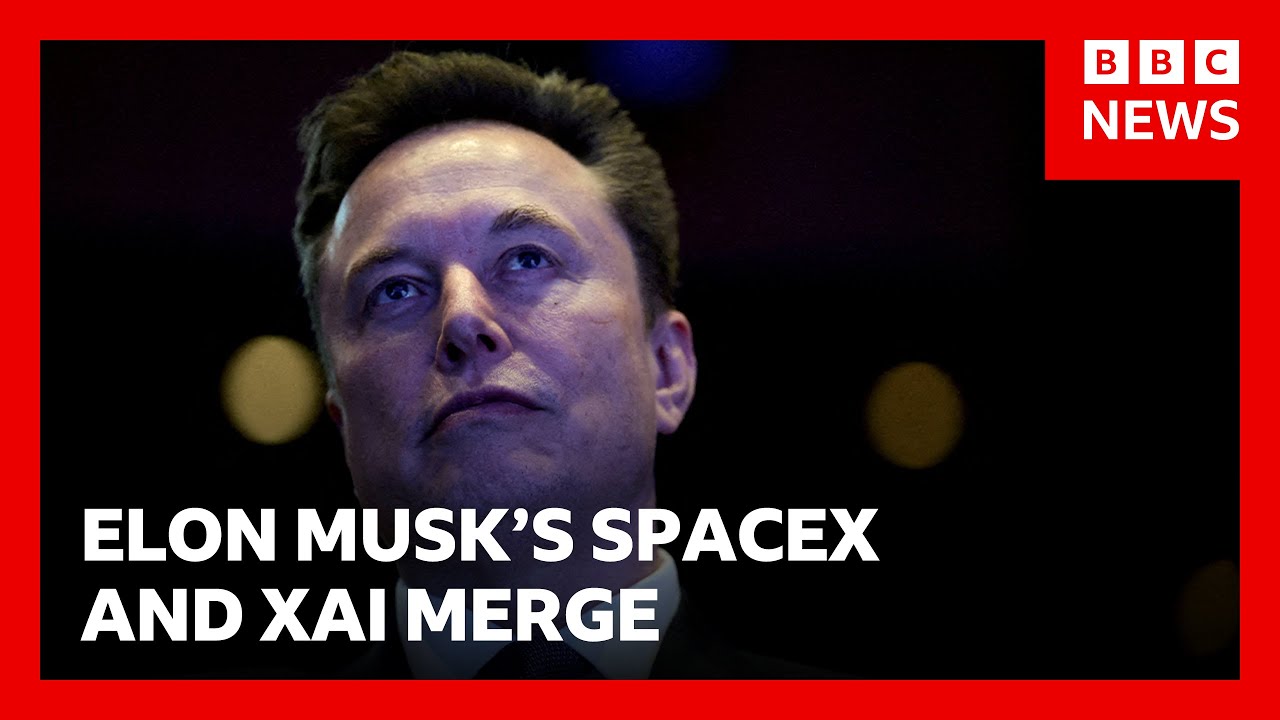 Elon Musk’s SpaceX and xAI merge | BBC News