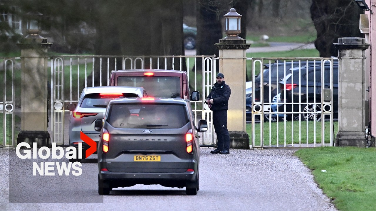 Epstein files: Investigation continues at ex-Prince Andrew’s former home following arrest, release