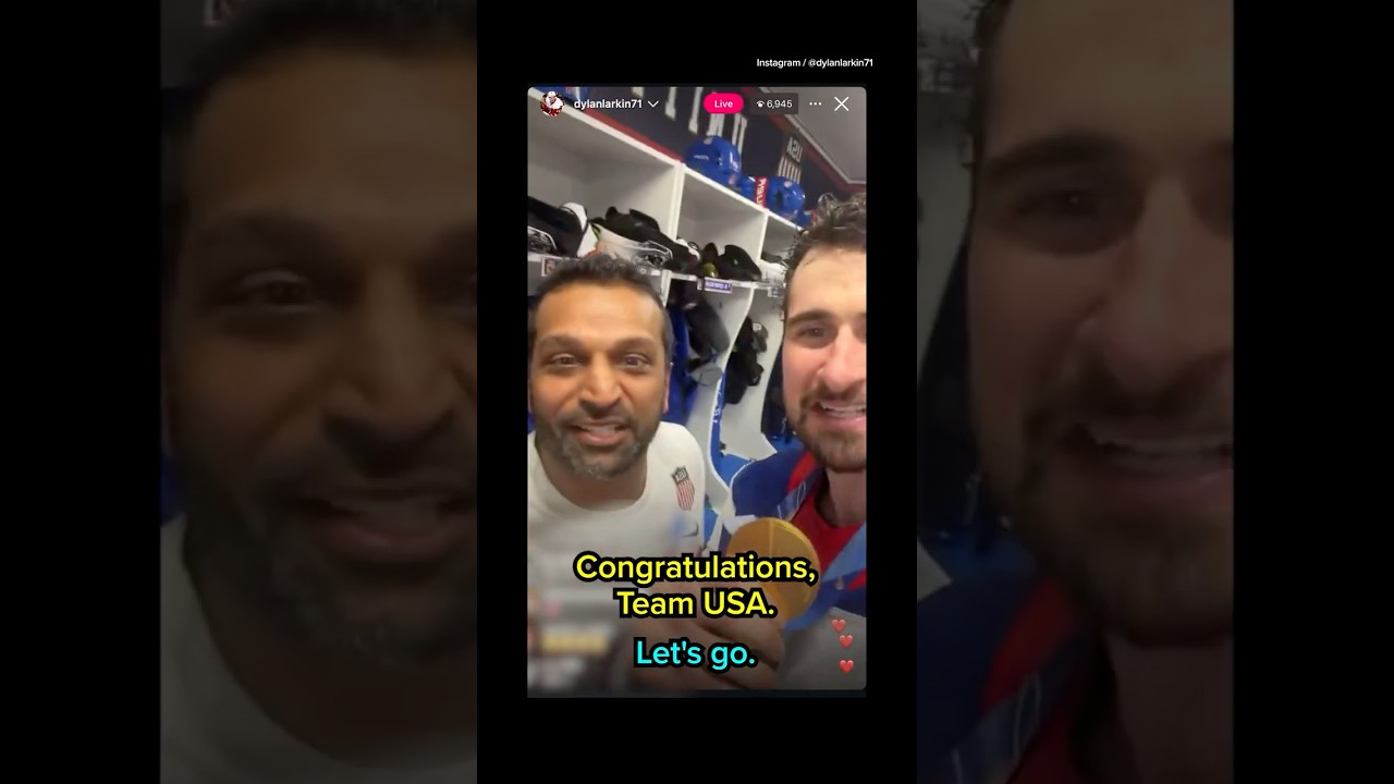 FBI Director Kash Patel seen partying with U.S. Olympic hockey team