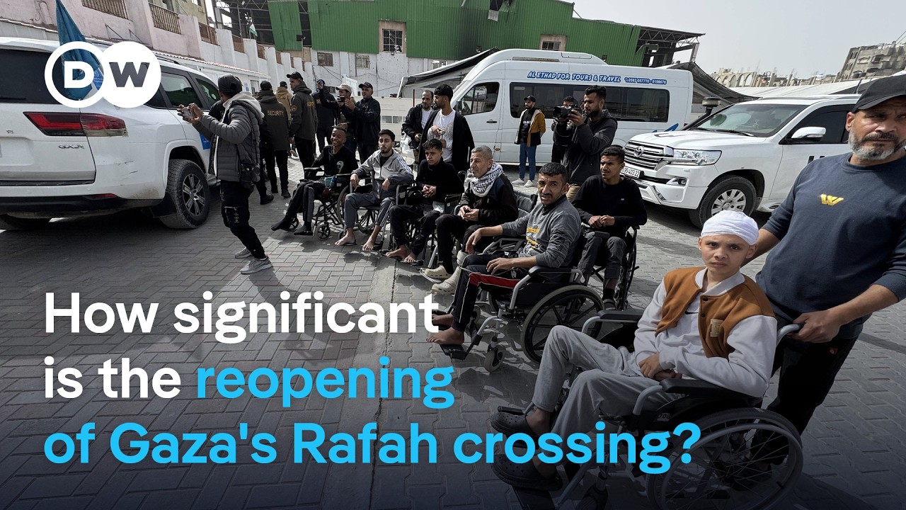 First Gazans begin crossing to Egypt for medical treatment after partial Rafah reopening | DW News