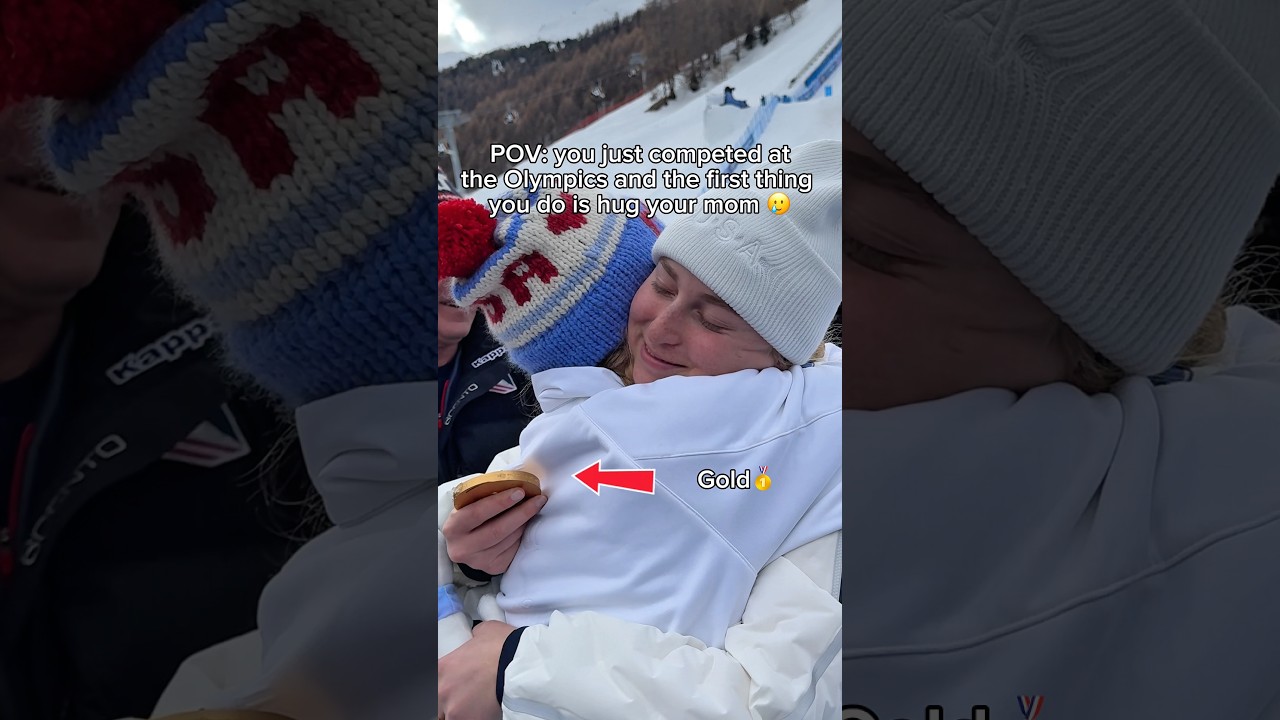 First thing Olympians do 🥺❤️#olympics #winterolympics #winterolympics2026 #sports #sportsnews