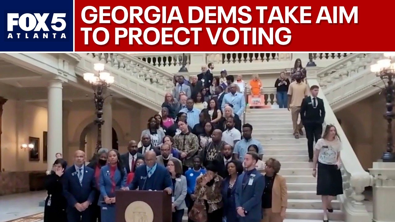 GA Democrats unveil new Voting Rights Act at Capitol | FOX 5 News