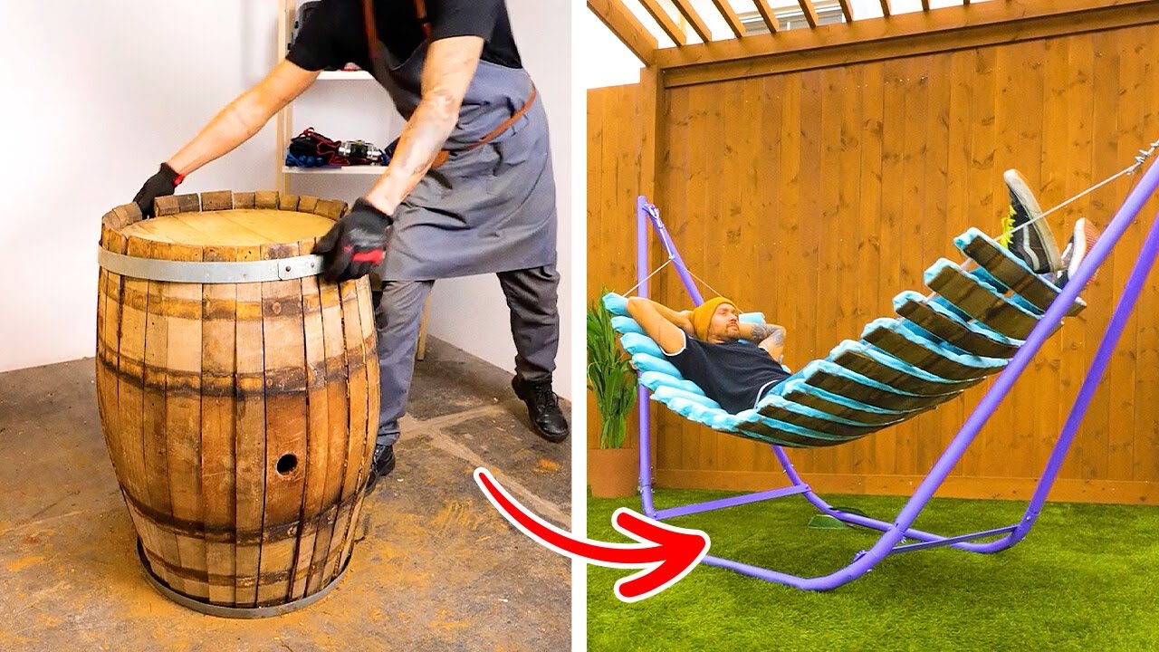 Genius Ways to Reuse Barrels for Home & Backyard!