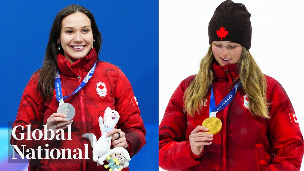 Global National: Feb. 16, 2026 | Canada’s Oldham wins gold, Sarault snags silver at Milan Olympics