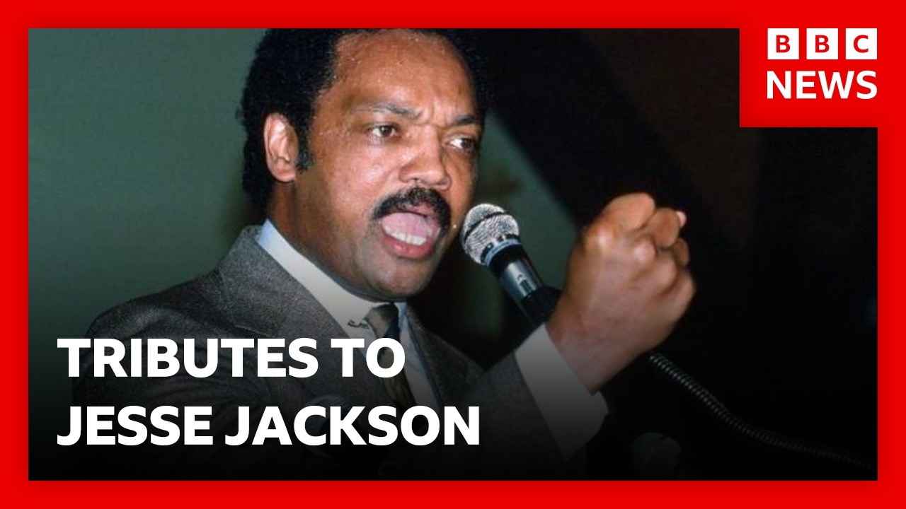 Global tributes to civil rights “giant” Jesse Jackson | BBC News
