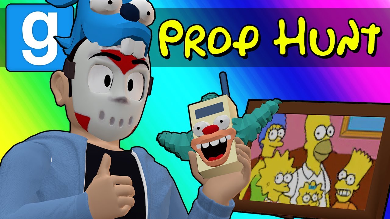 Gmod Prop Hunt – Hunting The Simpsons in 2014! (Garry’s Mod Funny Moments)