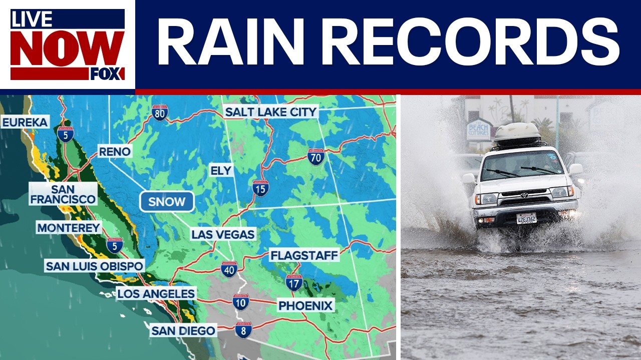 Heavy storms flood parts of California, shatter daily records
