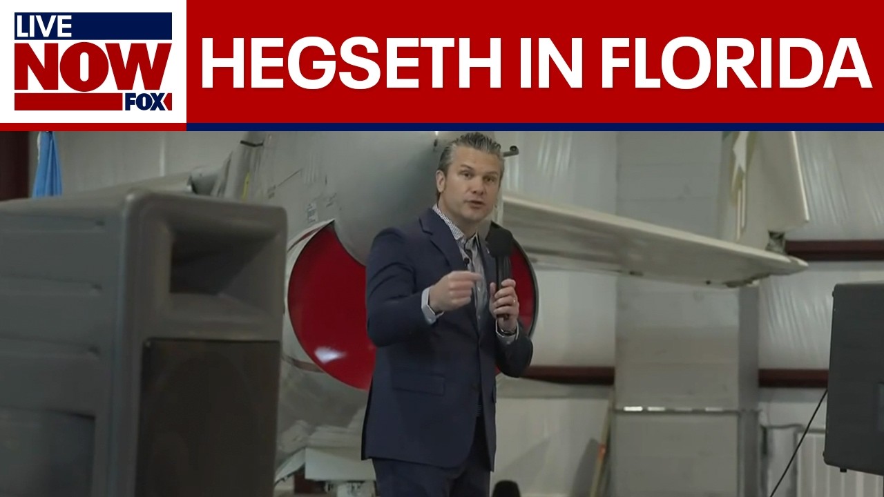 Hegseth speaks to recruits in Florida