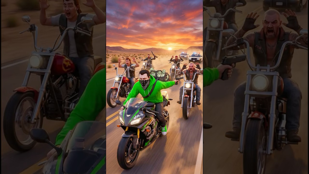 Heist On Motorcycle Club #gta