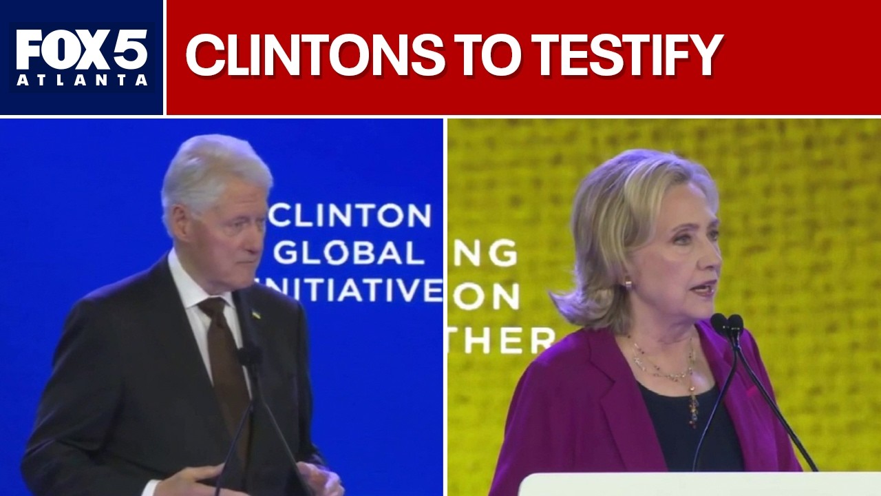 Hillary and Bill Clinton to testify in Epstein probe | FOX 5 News