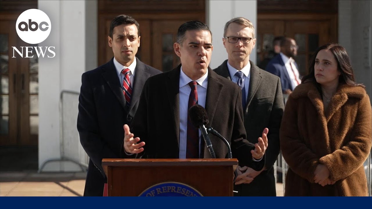 House Oversight Democrats speak ahead of the Clintons’ depositions on Epstein