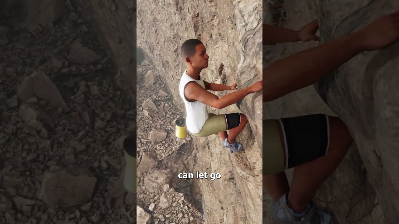 How Climbers Hang Without Hands 😨