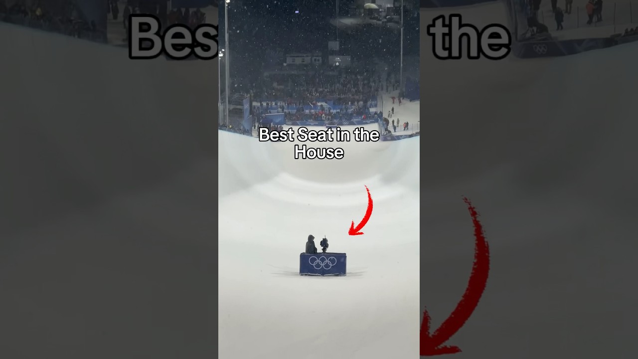How do I get this job??? 🤯 #olympics #winterolympics2026 #sports #snowboard #halfpipe #ski #skiing