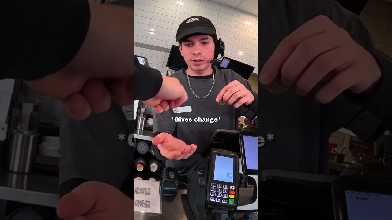 I bought a burger and he paid for it 🥺❤️