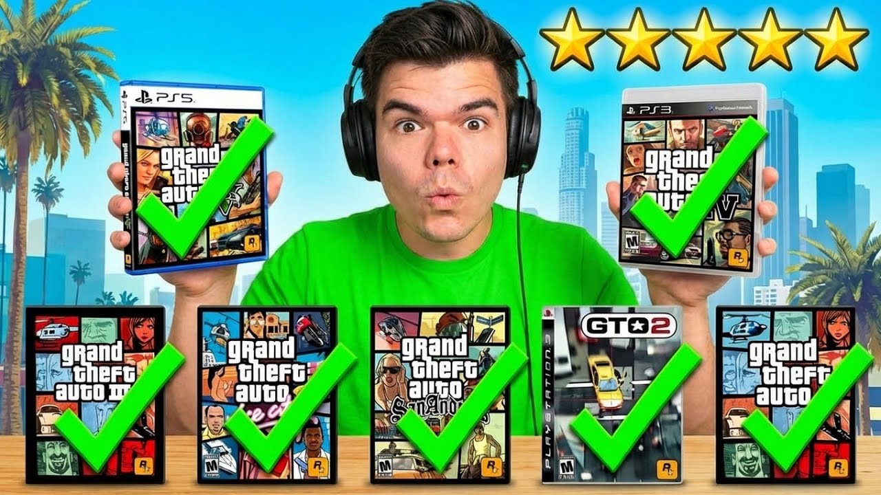 I Got 5 Stars In EVERY GTA Game…