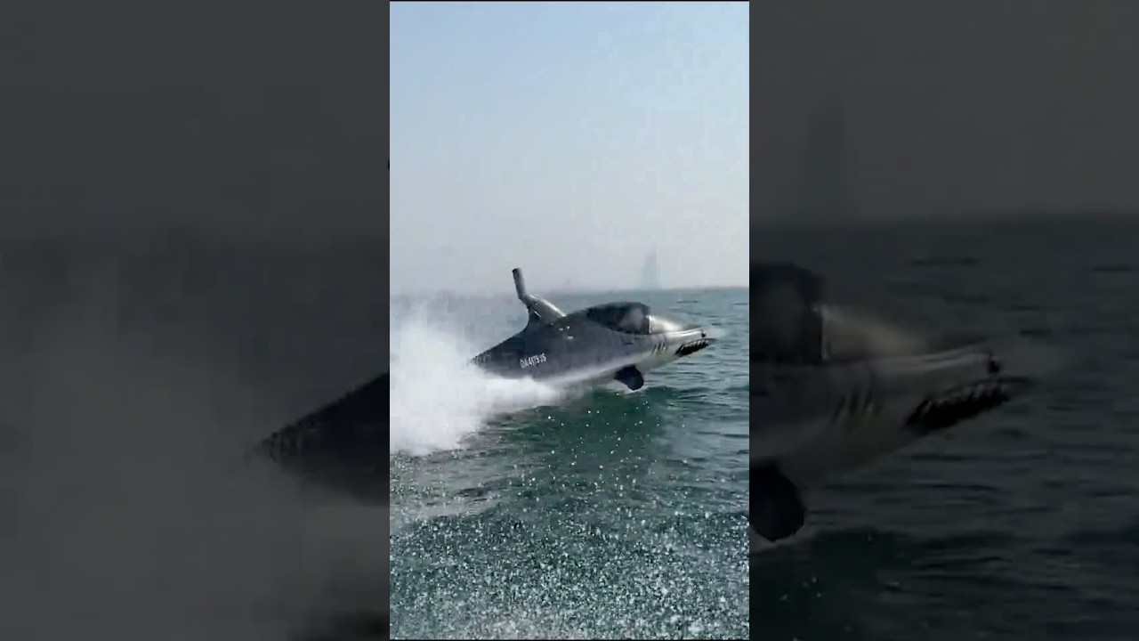 I never thought I’d become a shark…😂 #boat #speed #water