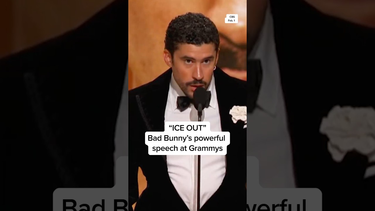 ‘ICE OUT’ Bad Bunny’s powerful speech at Grammys