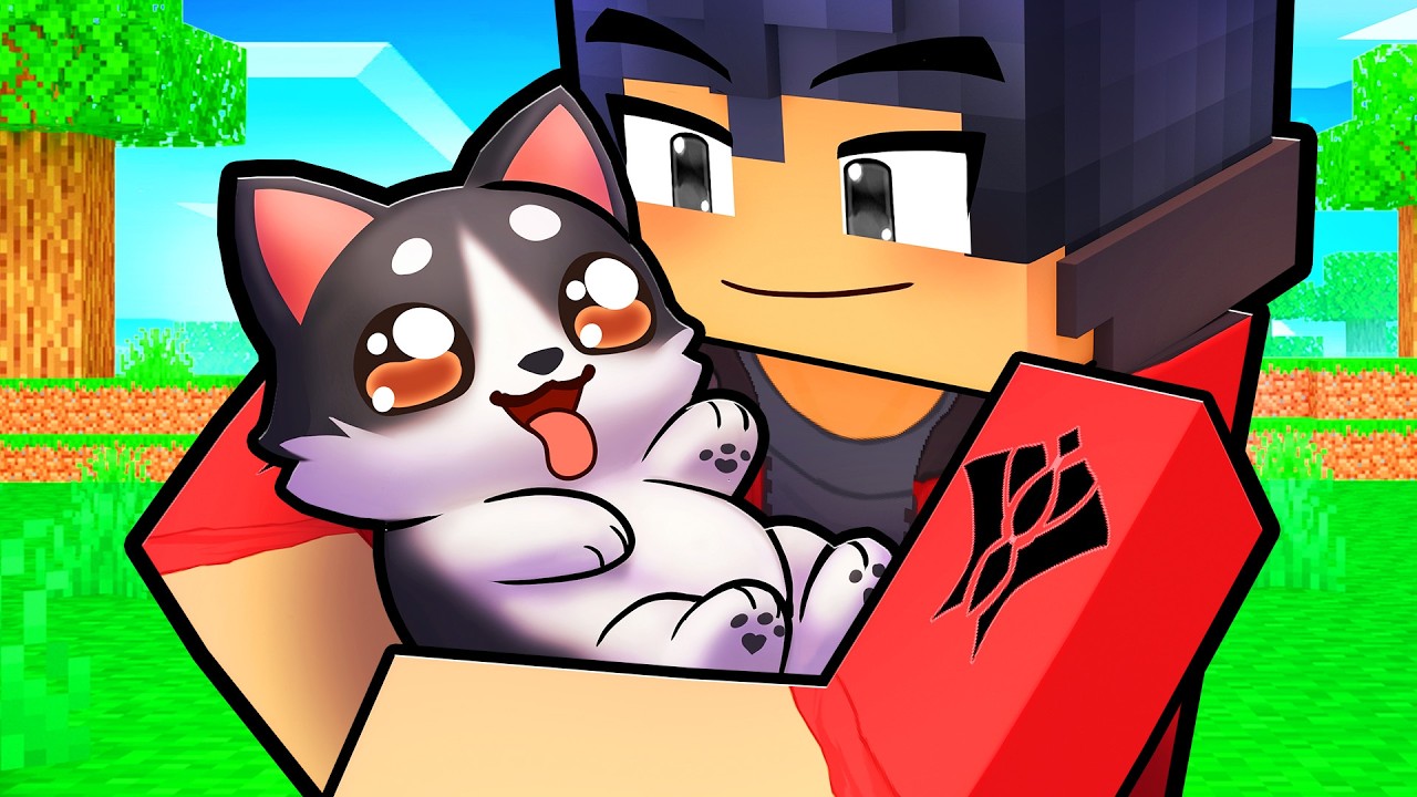 I’m a BABY PUPPY in Minecraft!