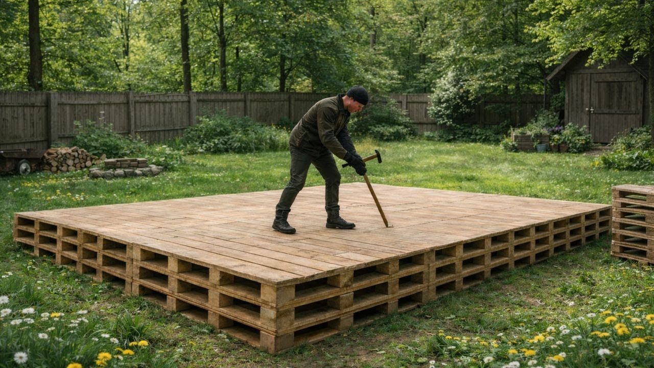 I’m Building Different Things Using Only Old Pallets and Simple Tools