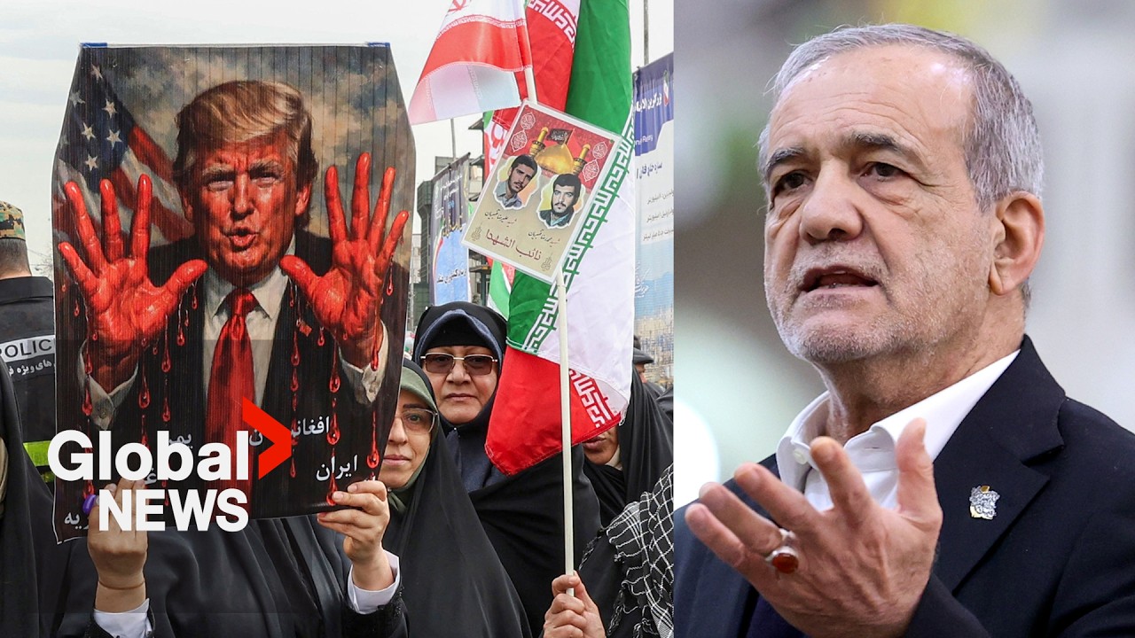 Iran president, protesters condemn US over nuclear demands